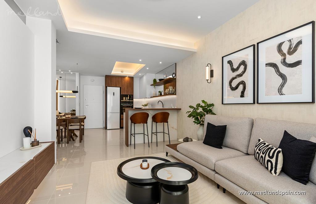 Dzīvoklis Rojales, Alicante, Spānijā 3 istabas, 107 m2 Nr. 155236