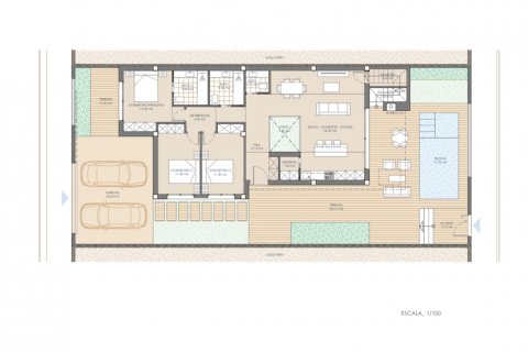 Villa till salu San Juan De Los Terreros, Almeria, Spanien 3 sovrum, 123 kvm. Nr. 112827 - foto 17