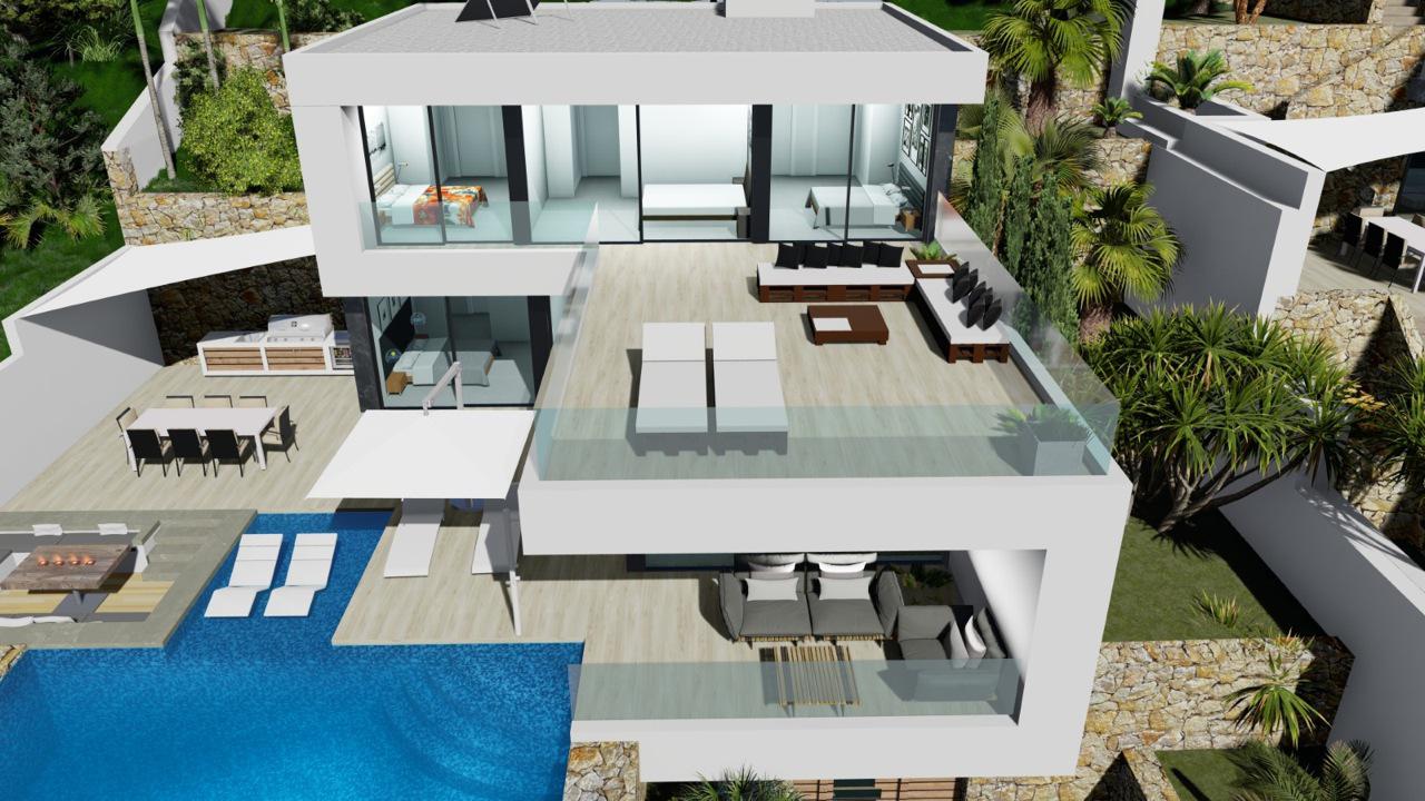 Villa à Calpe, Alicante, Espagne 4 chambres, 427 m2 No. 133794