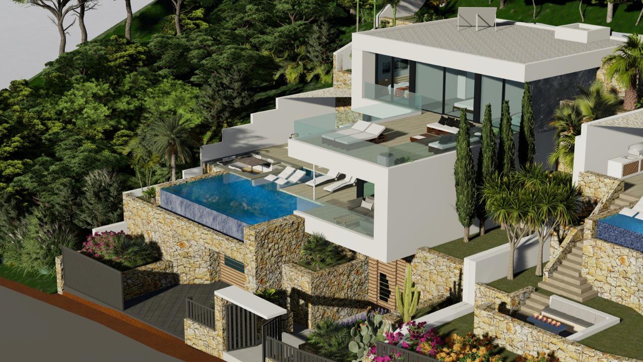 Villa à Calpe, Alicante, Espagne 4 chambres, 427 m2 No. 133794