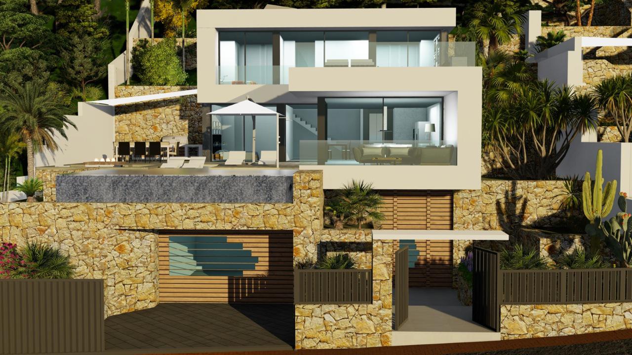 Villa à Calpe, Alicante, Espagne 4 chambres, 427 m2 No. 133794