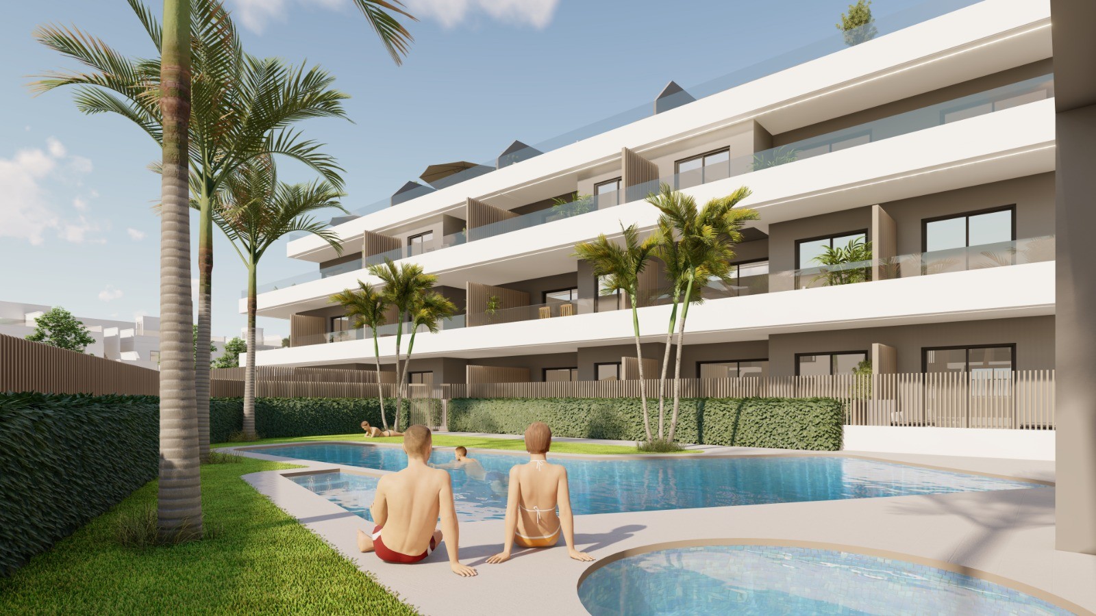 Apartamento en Pilar de la Horadada, Alicante, España 2 dormitorios, 99 m2 No. 160632