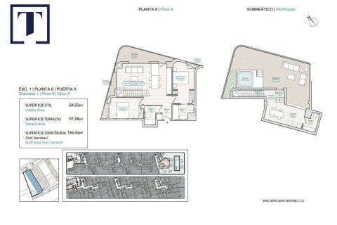 Продажа пентхауса Вильяхойоса, Аликанте, Испания 2 спальни, 84м2 №139738 - фото 12
