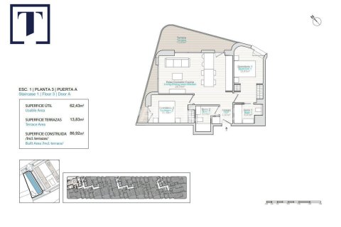 Продажа пентхауса Вильяхойоса, Аликанте, Испания 2 спальни, 84м2 №139738 - фото 19