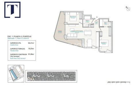 Продажа пентхауса Вильяхойоса, Аликанте, Испания 2 спальни, 84м2 №139738 - фото 20