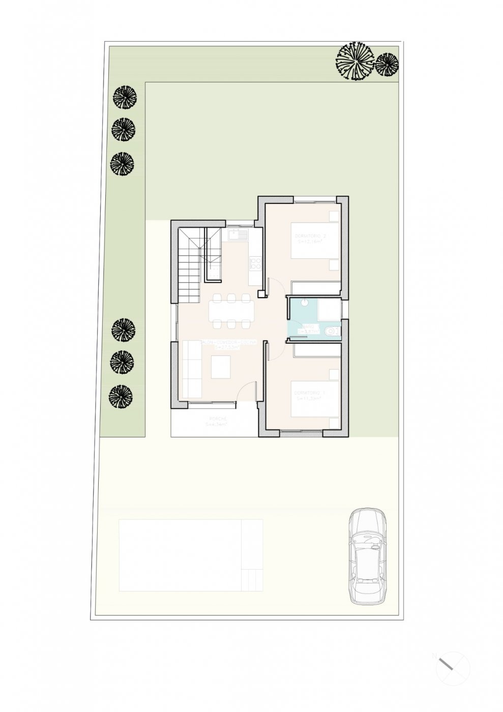 Villa in Ciudad Quesada, Alicante, Spain 3 bedrooms, 102 sq.m. No. 134001