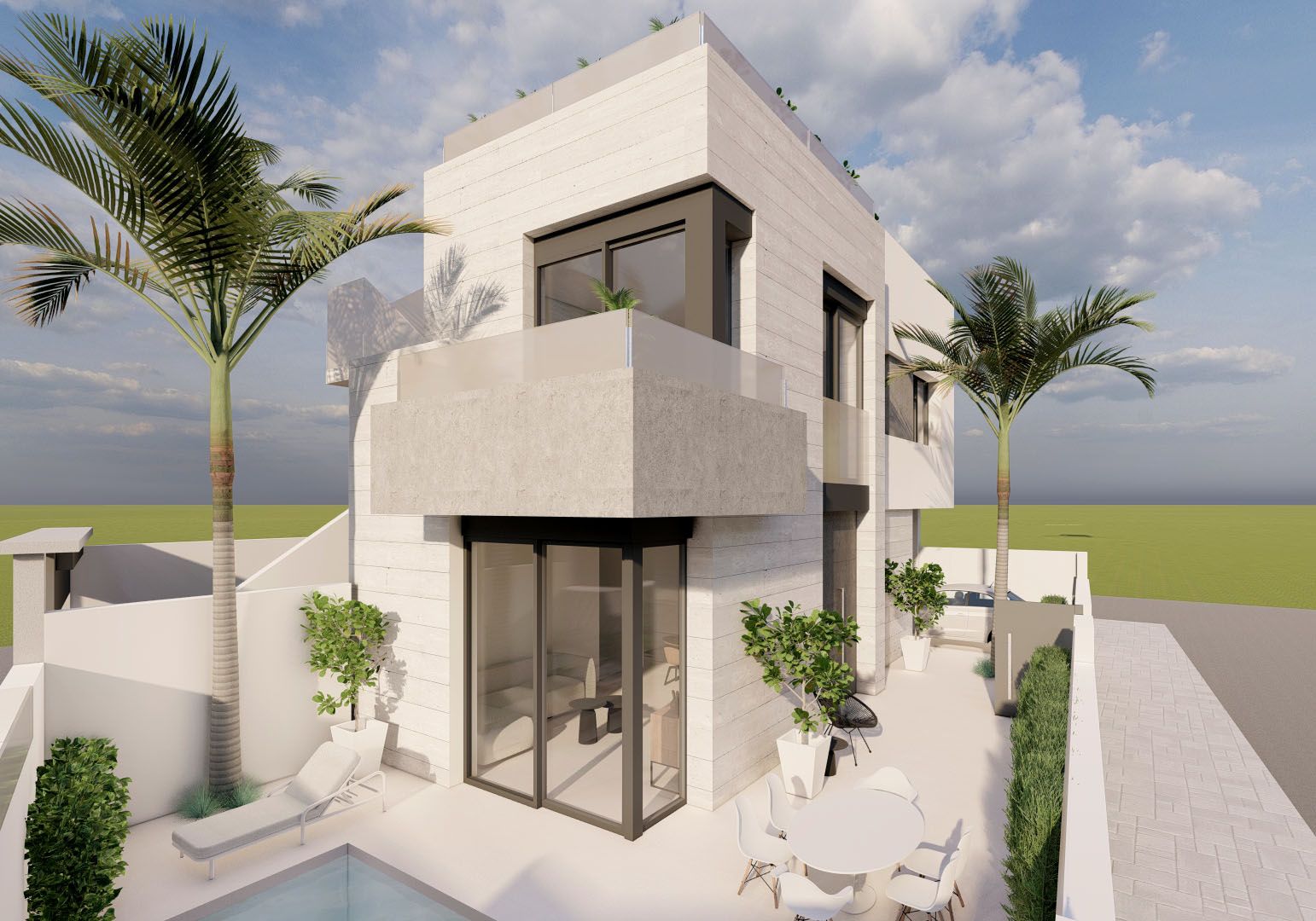 Bungalow in Pilar de la Horadada, Alicante, Spain 2 bedrooms, 88 sq.m. No. 147959