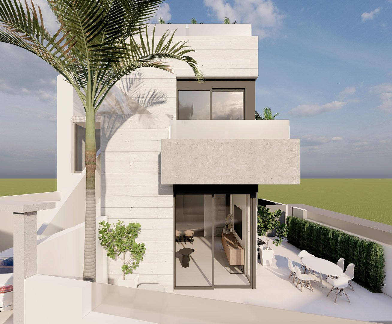 Bungalow in Pilar de la Horadada, Alicante, Spain 2 bedrooms, 88 sq.m. No. 147959
