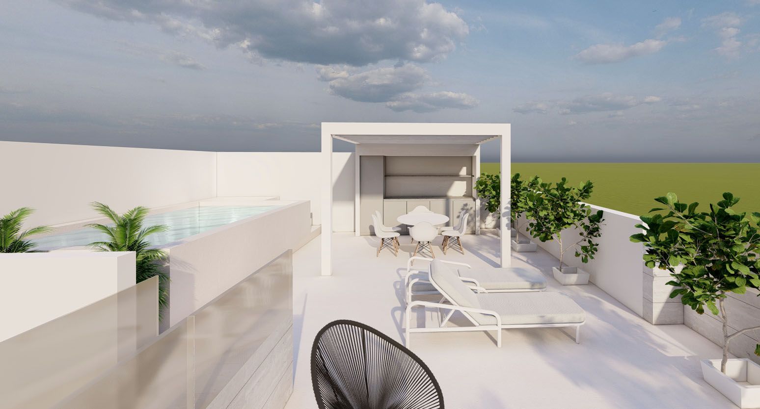Bungalow in Pilar de la Horadada, Alicante, Spain 2 bedrooms, 88 sq.m. No. 147959