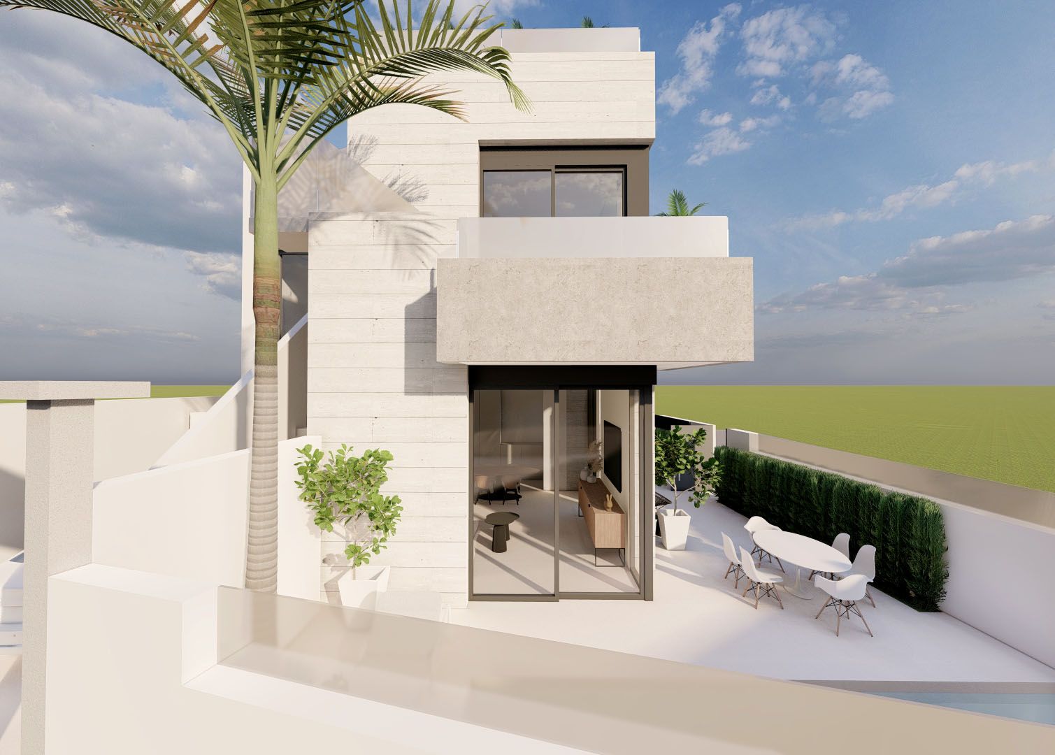 Bungalow in Pilar de la Horadada, Alicante, Spain 2 bedrooms, 88 sq.m. No. 147959
