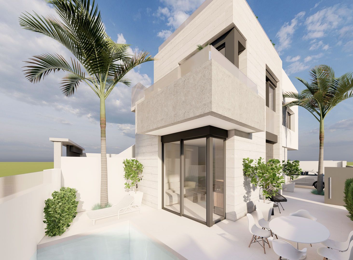 Bungalow in Pilar de la Horadada, Alicante, Spain 2 bedrooms, 88 sq.m. No. 147959
