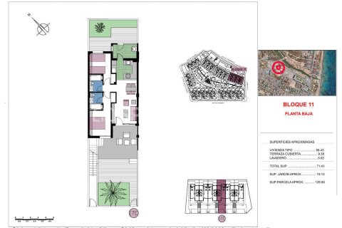 Wohnung zum Verkauf in Pilar de la Horadada, Alicante, Spanien 3 Schlafzimmer, 102 m2 Nr. 164964 - Foto 7