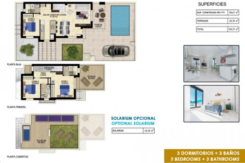Villa zum Verkauf Vistabella, Alicante, Spanien 3 Schlafzimmer, 118 m2 Nr. 76033 - Foto 5
