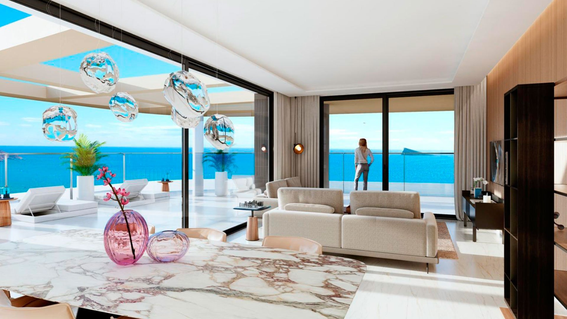 Apartament w Sunset Sailors, Benidorm, Alicante, Hiszpania 2 sypialnie, 109 mkw. nr 147143