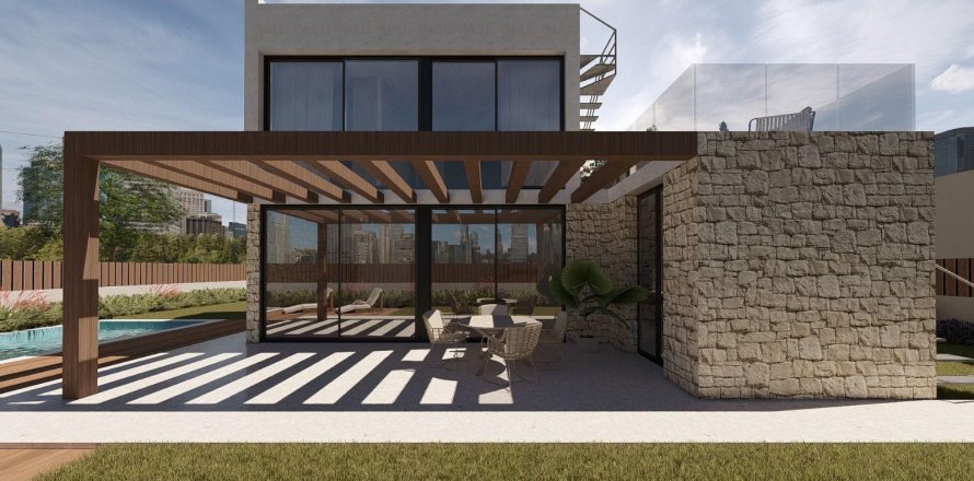 Huvila Finestrat, Alicante, Espanja 4 makuuhuonetta, 266 m2 No. 192281