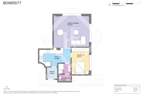 Apartament w Barcelona, Hiszpania 1 sypialnia, 64 mkw. nr 150935 – zdjęcie 29