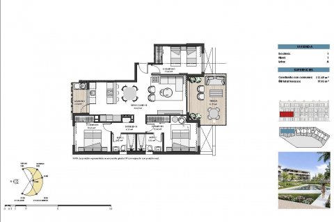 Wohnung zum Verkauf Santa Rosalia, Murcia, Spanien 3 Schlafzimmer, 106 m2 Nr. 114094 - Foto 16