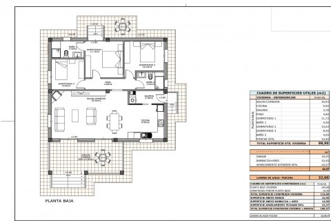 Villa zum Verkauf Pinoso, Alicante, Spanien 3 Schlafzimmer, 120 m2 Nr. 114027 - Foto 20