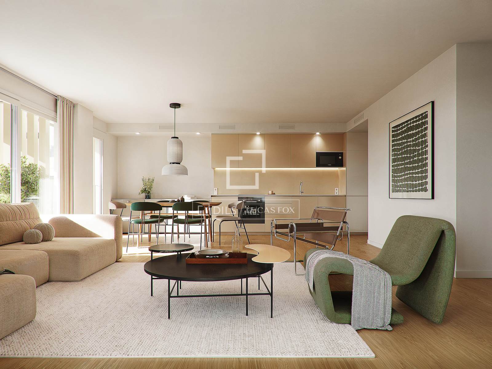 Appartamento a Barcelona, Spagna 2 camere da letto, 76 mq. N° 192635
