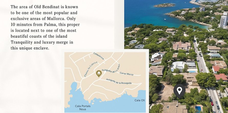 Parcela en Bendinat, Mallorca, España 4 dormitorios, 484 m2 No. 143433