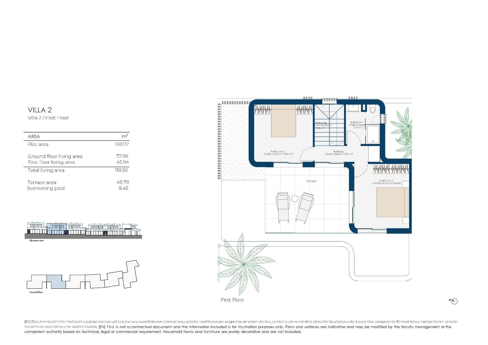 Townhouse in Banos Y Mendigo, Murcia, Spain 3 bedrooms, 118 sq.m. No. 182066