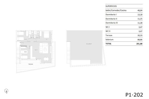 Bungalo pārdošanā San Miguel de Salinas, Alicante, Spānijā 3 istabas, 82 m2 Nr. 135270 - attēls 9