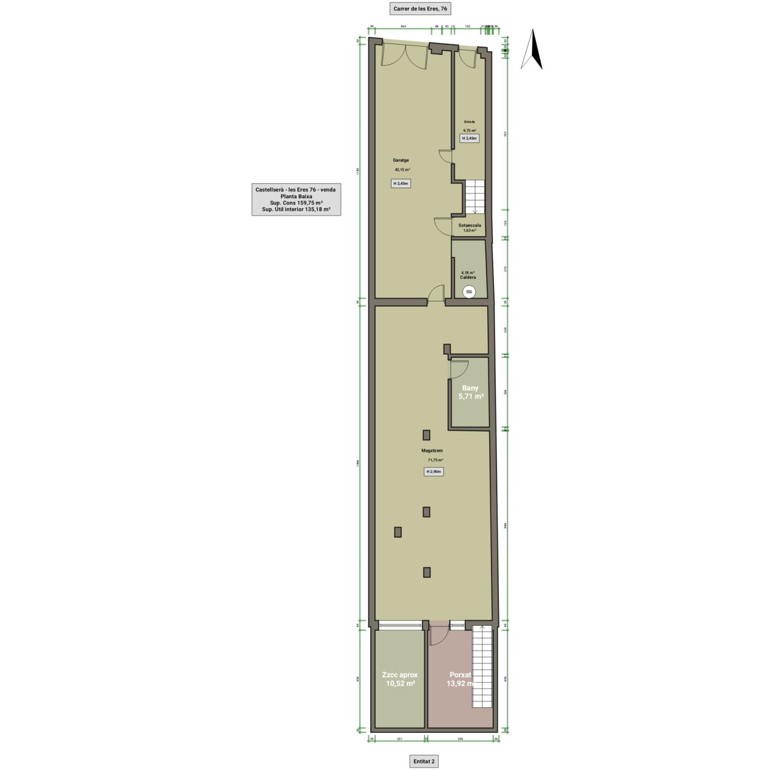 Villa en Espagne 2 chambres, 355 m2 No. 185031