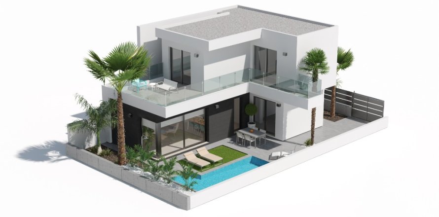 Villa i San Javier, Murcia, Spanien 3 sovrum, 133 kvm. Nr. 145077