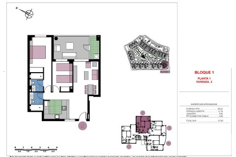 Apartment for sale in Mil Palmeras, Alicante, Spain 2 bedrooms, 87 sq.m. No. 181130 - photo 7