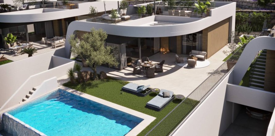 Villa à Finestrat, Alicante, Espagne 4 chambres, 317 m2 No. 176575