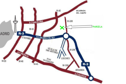 Land zum Verkauf in Mejorada del Campo, Madrid, Spanien 17285 m2 Nr. 172488 - Foto 5