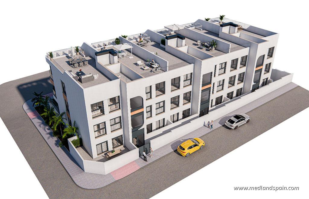 Apartment in Benijofar, Alicante, Spain 3 bedrooms, 81 sq.m. No. 167867