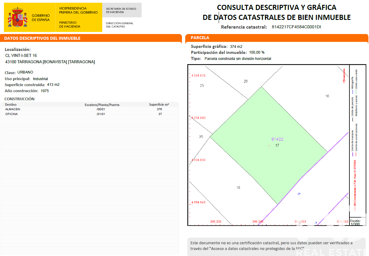 Proprietà commerciale a Bonavista, Tarragona, Spagna 413 mq. N° 172898