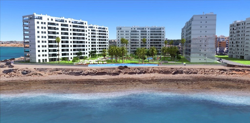 Квартира в Торревьеха, Аликанте, Испания 2 спальни, 76м2 №144879