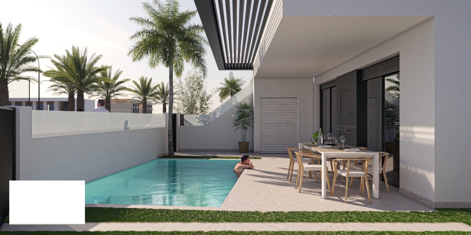 Bungalow w San Pedro del Pinatar, Murcia, Hiszpania 3 sypialnie, 172 mkw. nr 137277
