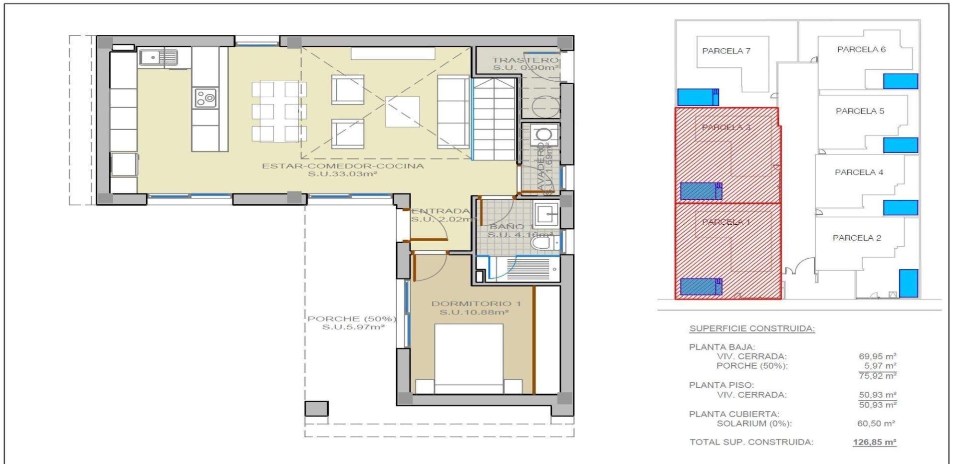 Villa à Ciudad Quesada, Alicante, Espagne 3 chambres, 115 m2 No. 112501