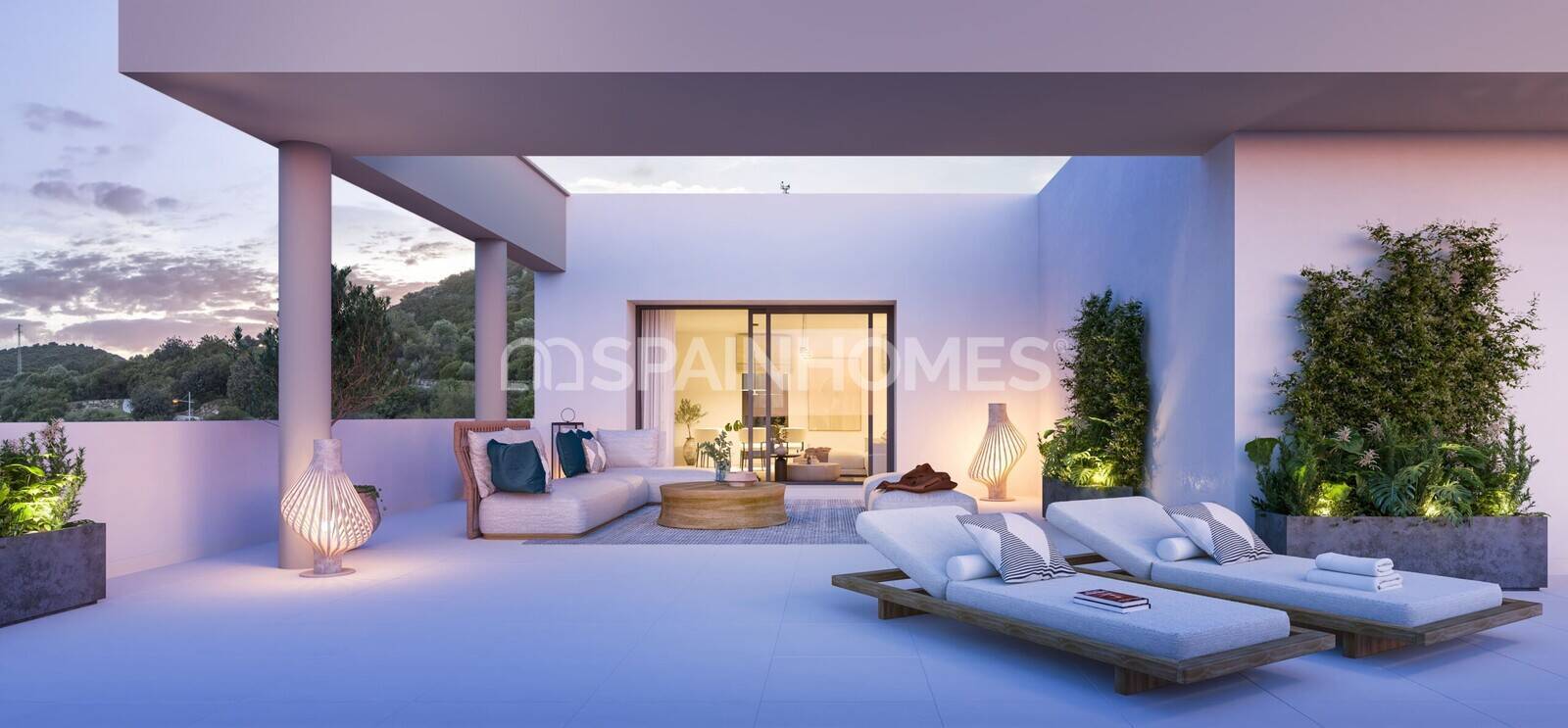 Attico a Estepona, Malaga, Spagna 3 camere da letto, 117 mq. N° 160941