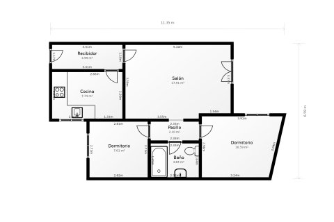 Apartamento en venta en Chiclana de la Frontera, Cádiz, España 2 dormitorios, 63 m2 No. 185302 - foto 24