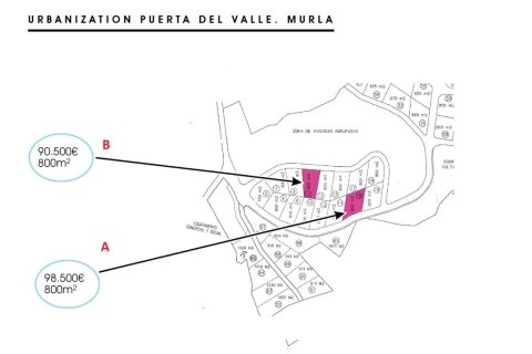 Land zum Verkauf in Murla, Alicante, Spanien Nr. 183849 - Foto 2