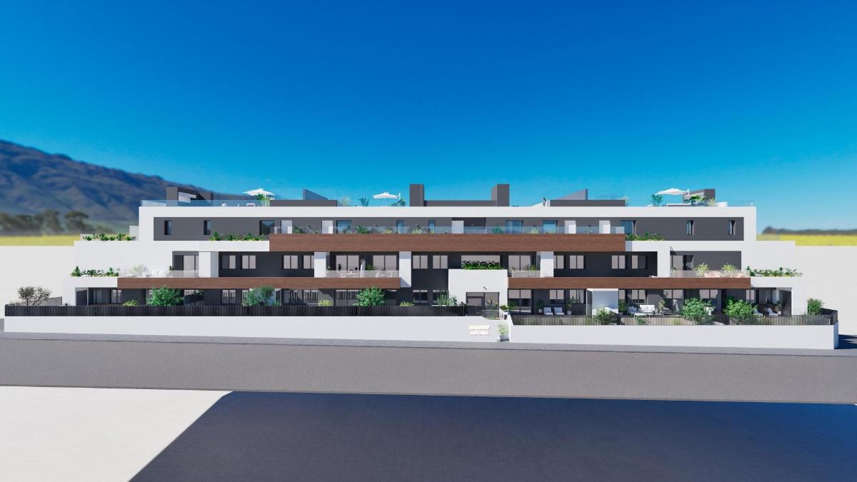 Квартира в Бенихофар, Аликанте, Испания 2 спальни, 61м2 №112896