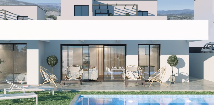 Villa i Finestrat, Alicante, Spanien 3 sovrum, 472 kvm. Nr. 189505