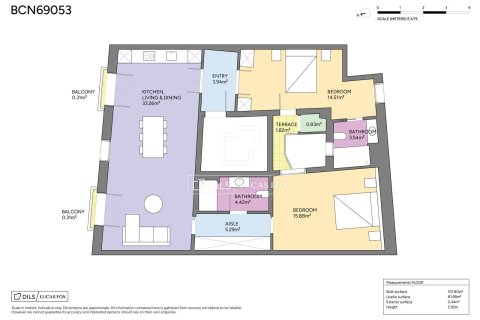 Apartment for sale in Barcelona, Spain 2 bedrooms, 101 sq.m. No. 167962 - photo 26