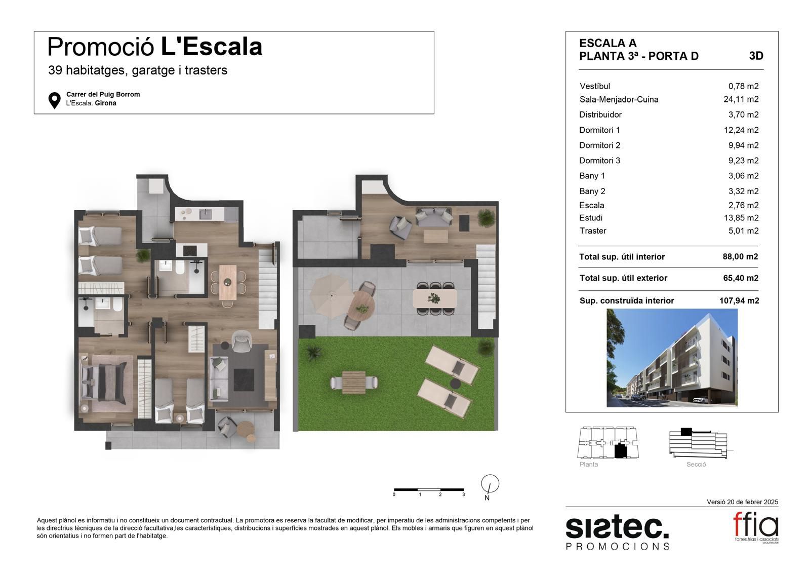 Appartamento a Sitges, Barcelona, Spagna 3 camere da letto, 107 mq. N° 167720