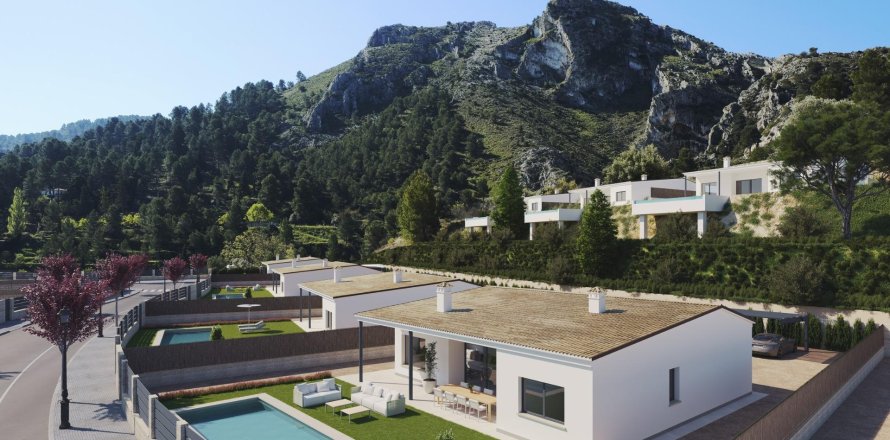 Villa i Penaguila, Alicante, Spanien 4 sovrum, 155 kvm. Nr. 141677