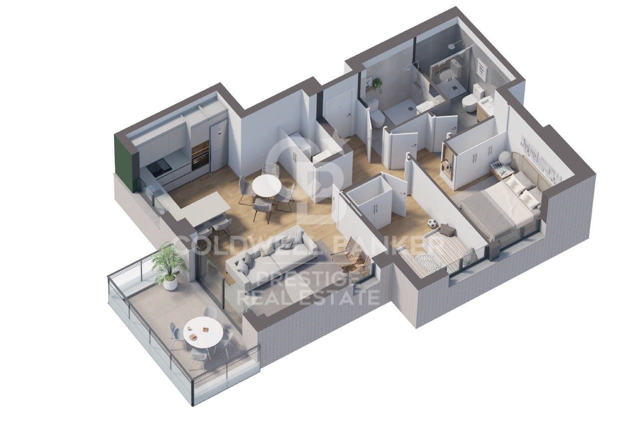 Apartament w Premia De Dalt, Barcelona, Hiszpania 3 sypialnie, 95 mkw. nr 159964