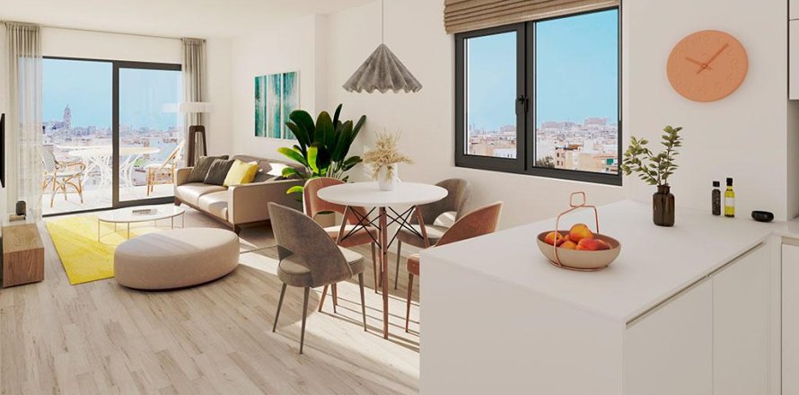 Huoneisto Malaga, Espanja 1 makuuhuone, 64 m2 No. 146777