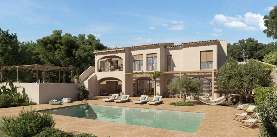 Villa i Benissa, Alicante, Spanien 4 sovrum, 300.42 kvm. Nr. 196289