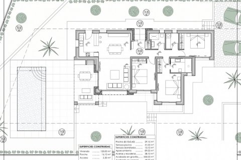 Villa pārdošanā Benissa, Alicante, Spānijā 3 istabas, 138 m2 Nr. 77770 - attēls 4