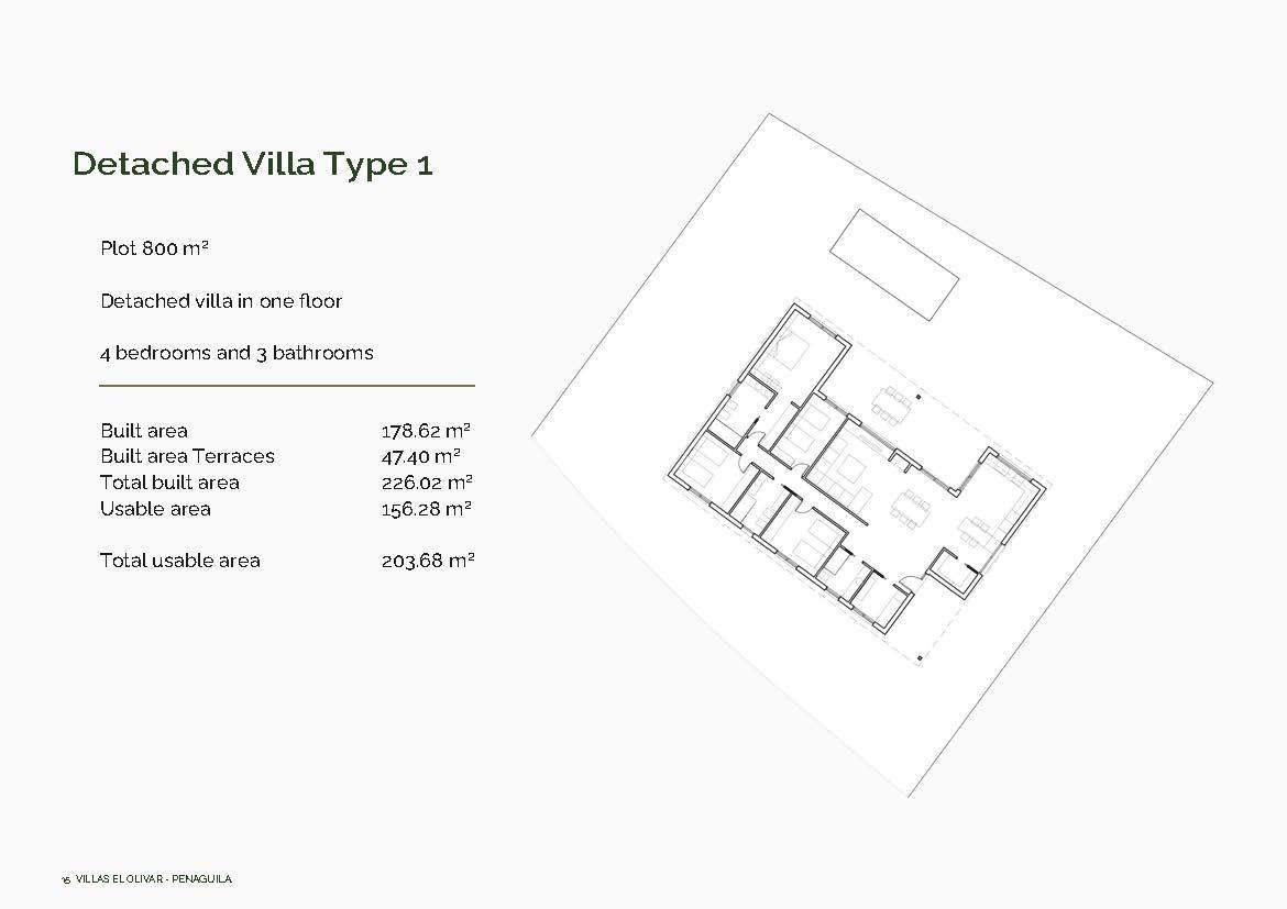 Villa i Penaguila, Alicante, Spanien 4 sovrum, 178 kvm. Nr. 133943