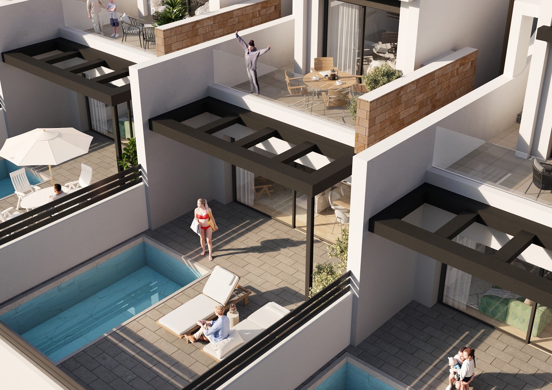 Townhouse in Torrevieja, Alicante, Spain 3 bedrooms, 115 sq.m. No. 149724